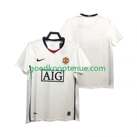 Uit Retro Tenue van Manchester United Premier League 2009 Heren 2008 Korte Mouw