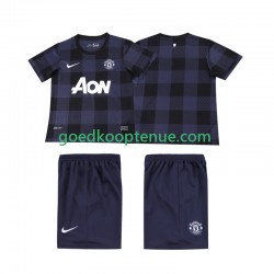 Uit Retro Tenue van Manchester United 2013 2014 Kind 2-13 jaar Korte Mouw