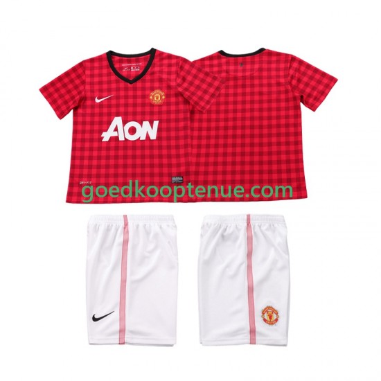 Thuis Retro Tenue van Manchester United 2012 2013 Kind 2-13 jaar Korte Mouw Thuis Retro Tenue van Manchester United 2012 2013 Kind 2-13 jaar Korte Mouw