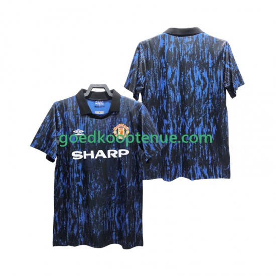 Thuis Retro Tenue van Manchester United 1993 Heren Korte Mouw