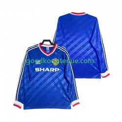 3de Retro Tenue van Manchester United 1986 1988 Heren Lange Mouw