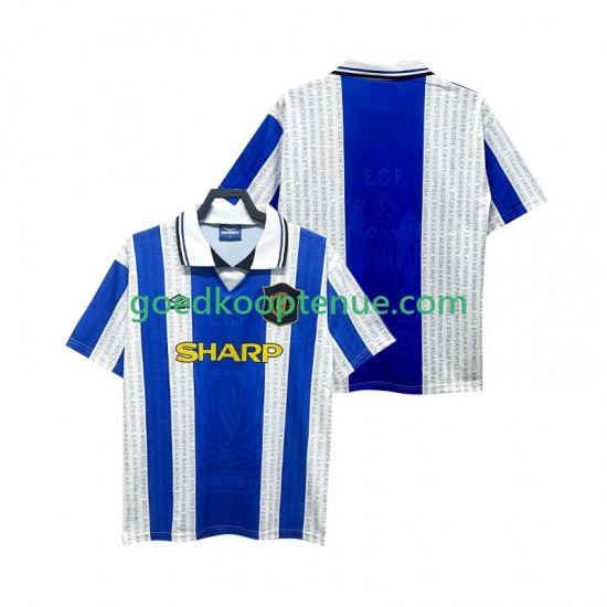 3de Retro Tenue van Manchester United 1996 Heren 1994 Korte Mouw