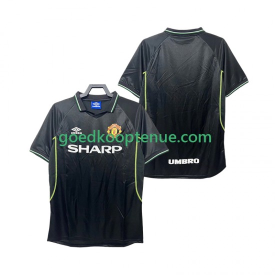 3de Retro Tenue van Manchester United Heren 1998 1999 Korte Mouw