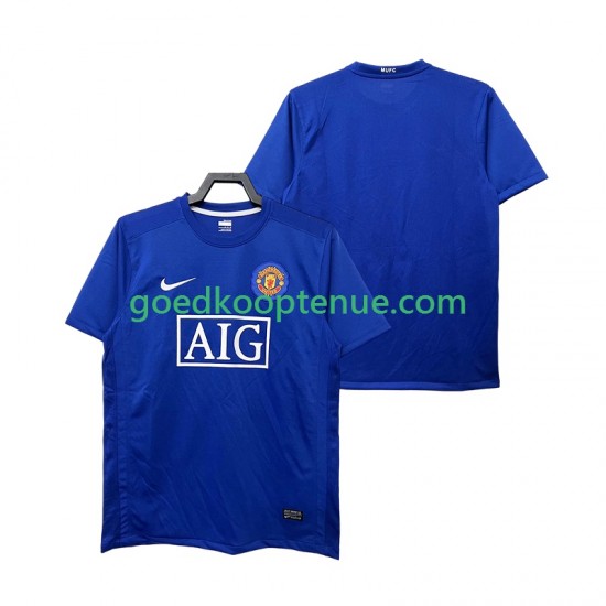 3de Retro Tenue van Manchester United 2009 Heren 2008 Korte Mouw
