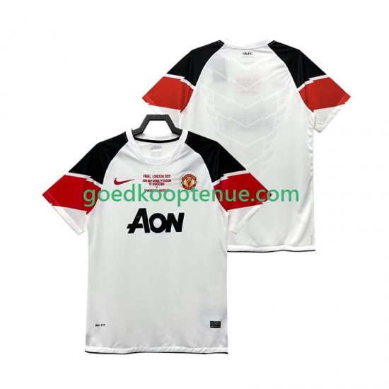 3de Retro Tenue van Manchester United Champions League 2012 Heren 2011 Korte Mouw