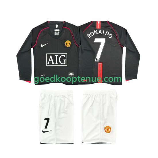 Uit Retro Tenue van Manchester United Ronaldo 7 2007 Kind 2-13 jaar 2008 Lange Mouw Uit Retro Tenue van Manchester United Ronaldo 7 2007 Kind 2-13 jaar 2008 Lange Mouw