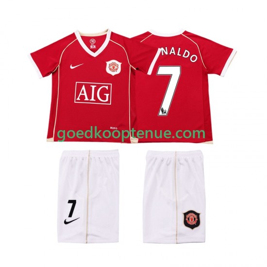 Thuis Retro Tenue van Manchester United Ronaldo 7 2007 Kind 2-13 jaar 2006 Korte Mouw Thuis Retro Tenue van Manchester United Ronaldo 7 2007 Kind 2-13 jaar 2006 Korte Mouw