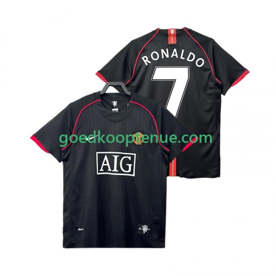 Uit Retro Tenue van Manchester United Ronaldo 7 2007 Heren 2008 Korte Mouw