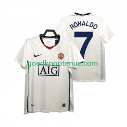 Uit Retro Tenue van Manchester United Ronaldo 7 Premier League 2009 Heren 2008 Korte Mouw
