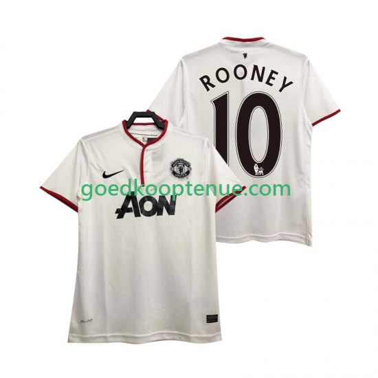 3de Retro Tenue van Manchester United Rooney 10 2013 2014 Heren Korte Mouw