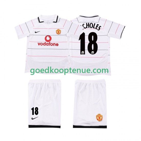 3de Retro Tenue van Manchester United SCHOLES 18 2003 Kind 2-13 jaar 2006 Korte Mouw 3de Retro Tenue van Manchester United SCHOLES 18 2003 Kind 2-13 jaar 2006 Korte Mouw