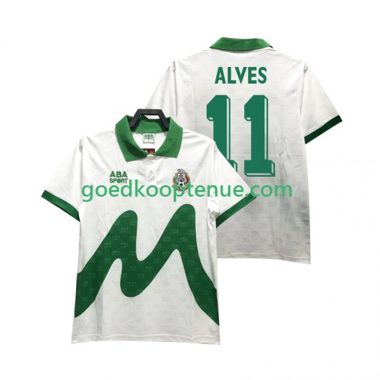 Uit Retro Tenue van Mexico ALVES 11 1995 Heren Korte Mouw
