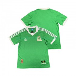 Thuis Retro Tenue van Mexico 1986 Heren Korte Mouw