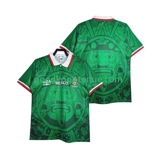 Thuis Retro Tenue van Mexico Heren 1998 Korte Mouw