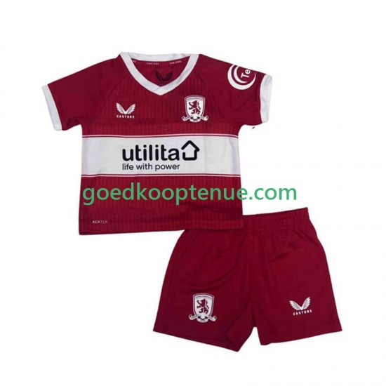 Thuis Tenue van Middlesbrough Kind 2-13 jaar 2025-26 Korte Mouw Thuis Tenue van Middlesbrough Kind 2-13 jaar 2025-26 Korte Mouw