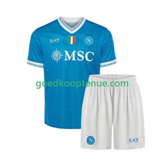 Thuis Tenue van Napoli Kind 2-13 jaar 2025-26 Korte Mouw Thuis Tenue van Napoli Kind 2-13 jaar 2025-26 Korte Mouw