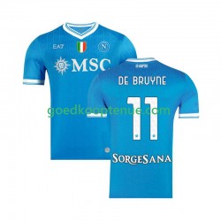 Thuis Tenue van Napoli Kevin De Bruyne 11 Heren 2025-26 Korte Mouw