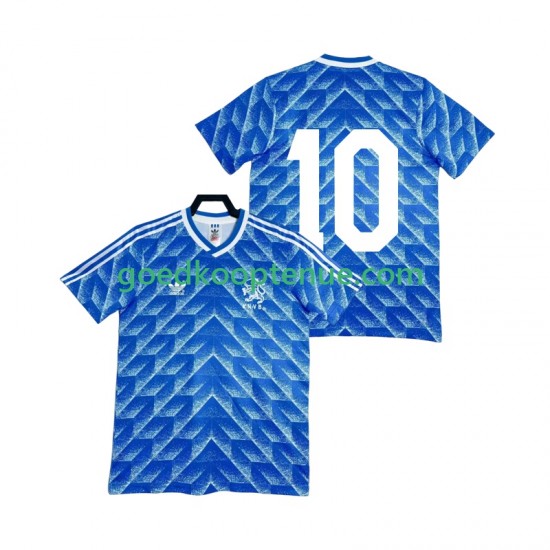 Uit Retro Tenue van Nederland 10 Heren 1998 Korte Mouw