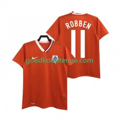Thuis Retro Tenue van Nederland ROBBEN 11 Heren 2008 Korte Mouw