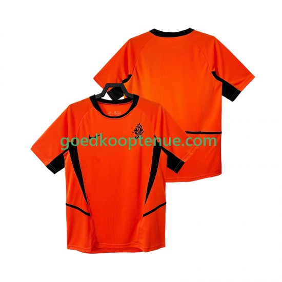 Thuis Retro Tenue van Nederland Heren 2002 Korte Mouw