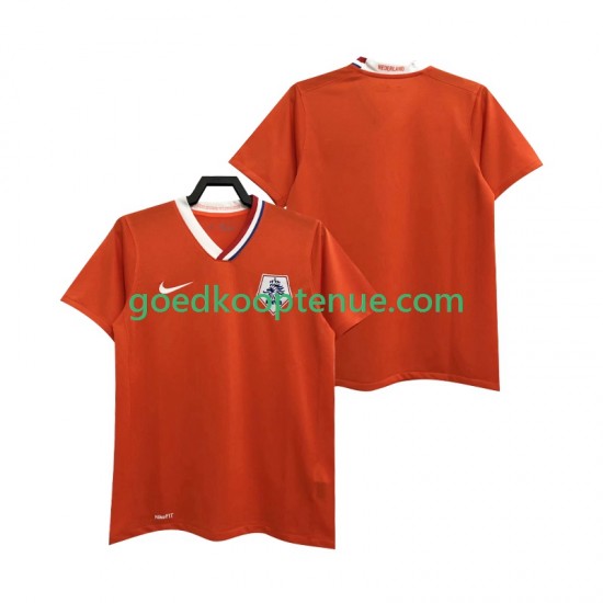 Thuis Retro Tenue van Nederland Heren 2008 Korte Mouw