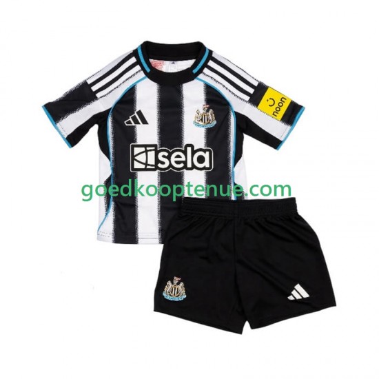Thuis Tenue van Newcastle United Kind 2-13 jaar 2025-26 Korte Mouw