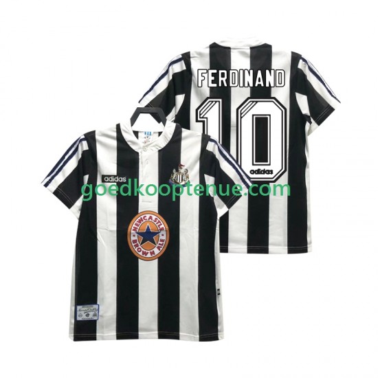 Thuis Retro Tenue van Newcastle United FERDINANE 10 1995 1997 Heren Korte Mouw