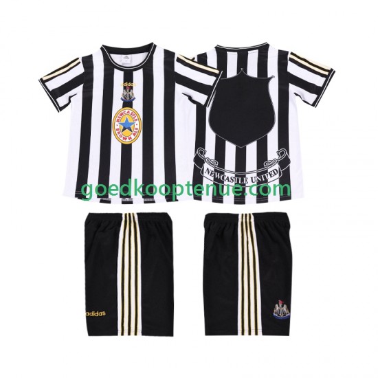 Thuis Retro Tenue van Newcastle United 1997 Kind 2-13 jaar 1999 Korte Mouw