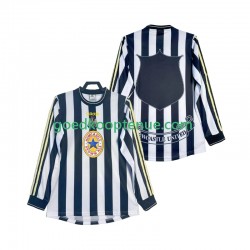 Thuis Retro Tenue van Newcastle United 1997 Heren 1999 Lange Mouw
