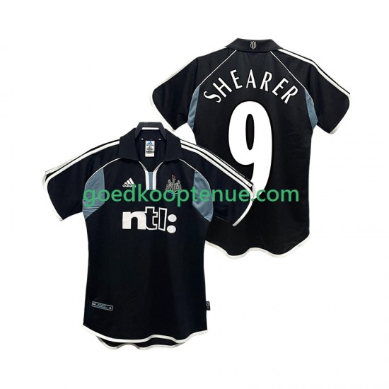 Uit Retro Tenue van Newcastle United SHEARER 9 2000 2001 Heren Korte Mouw