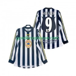 Thuis Retro Tenue van Newcastle United SHEARER 9 1997 Heren 1999 Lange Mouw