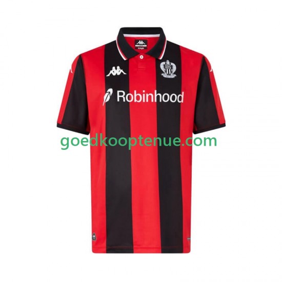 Thuis Tenue van OGC Nice Heren 2025-26 Korte Mouw Thuis Tenue van OGC Nice Heren 2025-26 Korte Mouw
