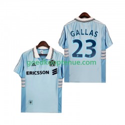 Uit Retro Tenue van Olympique Marseille Gallas 23 Heren 1998 1999 Korte Mouw