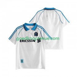 Thuis Retro Tenue van Olympique Marseille Heren 1998 1999 Korte Mouw