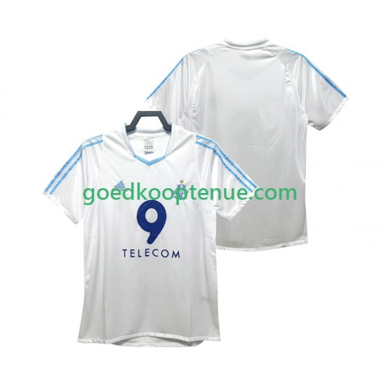 Thuis Retro Tenue van Olympique Marseille 2003 Heren 2002 Korte Mouw