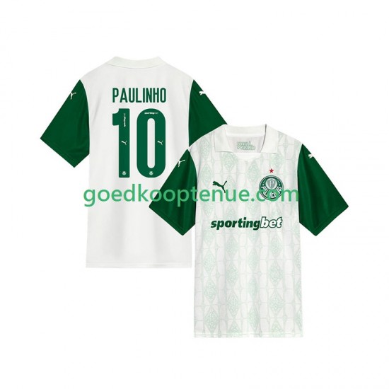 Uit Tenue van Palmeiras Paulinho 10 Heren 2025-26 Korte Mouw