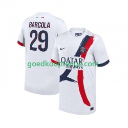 Uit Tenue van Paris Saint-Germain Bradley Barcola 29 Heren 2025-26 Korte Mouw