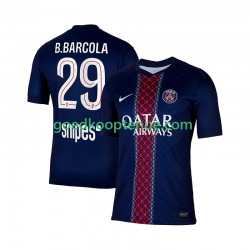 Thuis Tenue van Paris Saint-Germain Bradley Barcola 29 Heren 2025-26 Korte Mouw