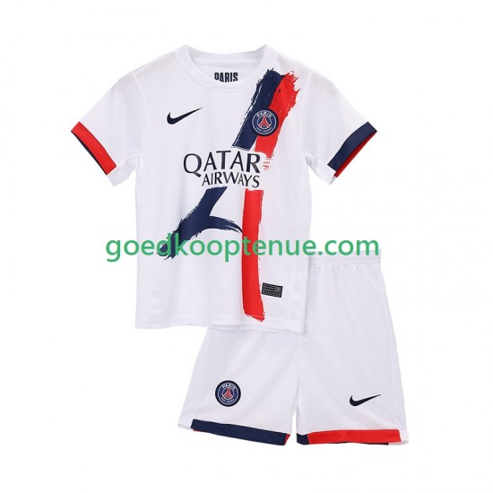 Uit Tenue van Paris Saint-Germain Kind 2-13 jaar 2025-26 Korte Mouw