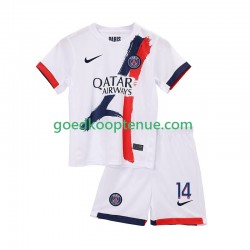 Uit Tenue van Paris Saint-Germain Desire Doue 14 Kind 2-13 jaar 2025-26 Korte Mouw