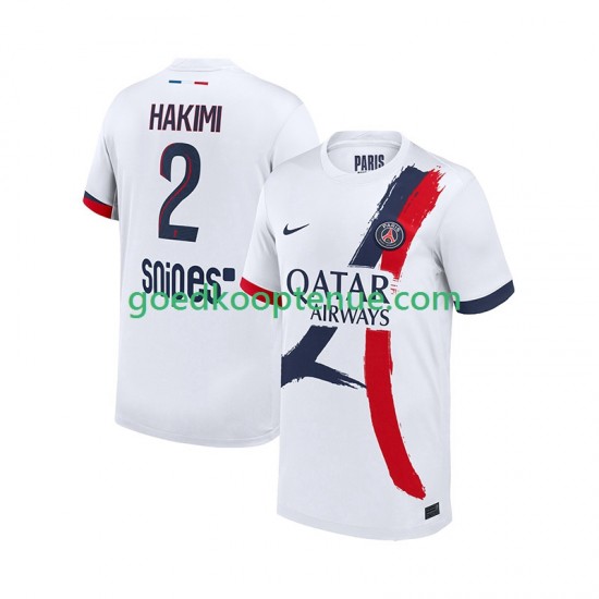 Uit Tenue van Paris Saint-Germain Hakimi 2 Heren 2025-26 Korte Mouw