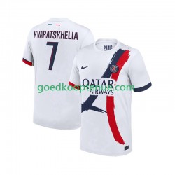 Uit Tenue van Paris Saint-Germain Khvicha Kvaratskhelia 7 Heren 2025-26 Korte Mouw