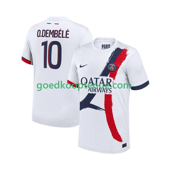 Uit Tenue van Paris Saint-Germain Ousmane Dembele 10 Heren 2025-26 Korte Mouw