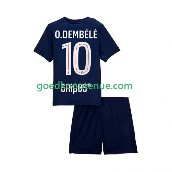 Thuis Tenue van Paris Saint-Germain Ousmane Dembele 10 Kind 2-13 jaar 2025-26 Korte Mouw Thuis Tenue van Paris Saint-Germain Ousmane Dembele 10 Kind 2-13 jaar 2025-26 Korte Mouw