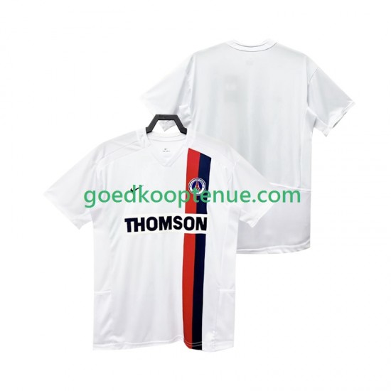 Uit Retro Tenue van Paris Saint-Germain 2003 Heren 2002 Korte Mouw
