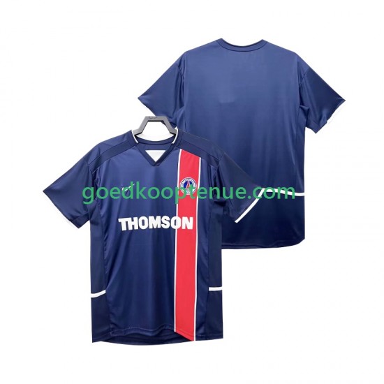 Thuis Retro Tenue van Paris Saint-Germain 2003 Heren 2002 Korte Mouw