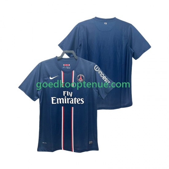 Thuis Retro Tenue van Paris Saint-Germain 2012 2013 Heren Korte Mouw