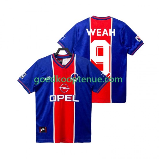 Thuis Retro Tenue van Paris Saint-Germain WEAH 9 1995 1996 Heren Korte Mouw