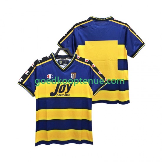 Thuis Retro Tenue van Parma 2001 Heren 2002 Korte Mouw