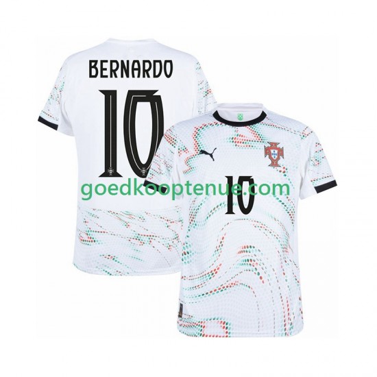 Uit Tenue van Portugal Bernardo Silva 10 Heren 2025-26 Korte Mouw
